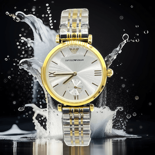 EA Ladies watch Automatic (Gold&Silver)